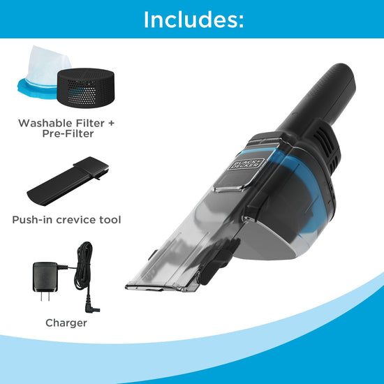 BLACK+DECKER cordless handheld vacuum - dustbuster Blast model for home and car
