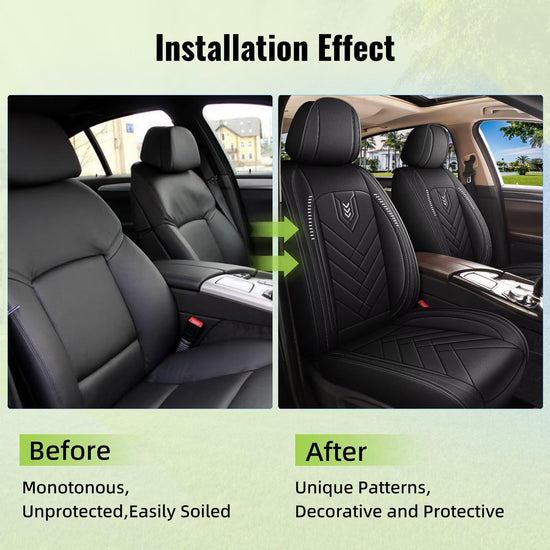 Vehicle seat cover — Premium waterproof leather for Volvo S60 2001-2019