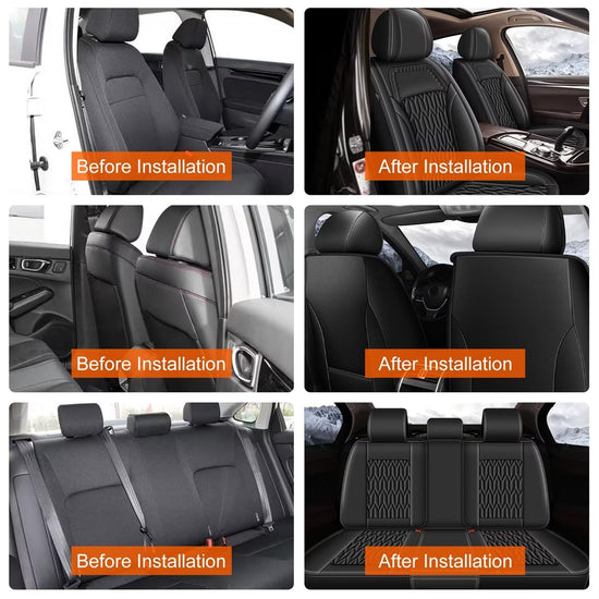 AOMSAZTO vehicle seat cover — waterproof leather for Kia Seltos 2021-2026