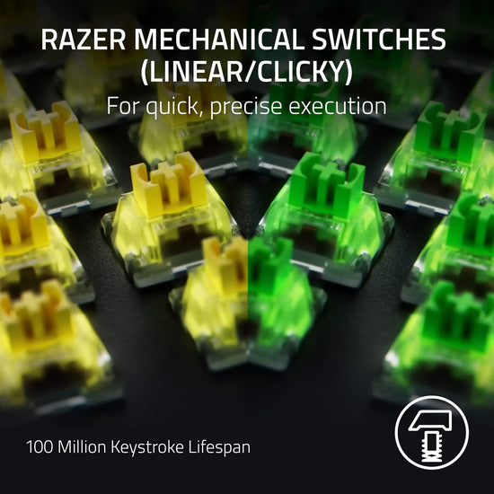 Razer BlackWidow V4 — mechanical gaming keyboard with customizable RGB lighting