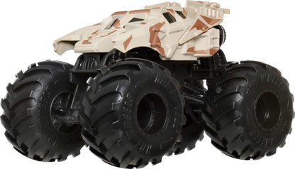 Hot Wheels monster trucks — oversized vehicles with big wheels and monster designs
