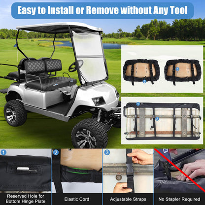Vehicle seat cover — Comfortable vinyl leather design for Yamaha golf carts
