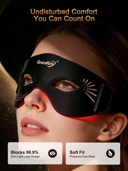 Gracekey red light therapy mask — 3 color modes with near infrared light 850nm