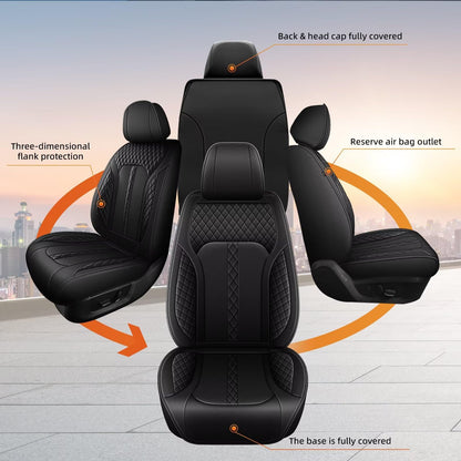 AOMSAZTO vehicle seat cover with waterproof leather for Mitsubishi Lancer 2012-2017