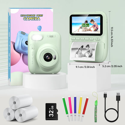 Camera film — Instant print digital video camera for kids 4 to 10 years old