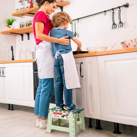 ACSTEP step stool — 9 inch and 13 inch folding design