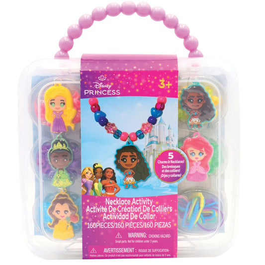 Disney Princess art and craft kit — create custom necklaces with beads and charms