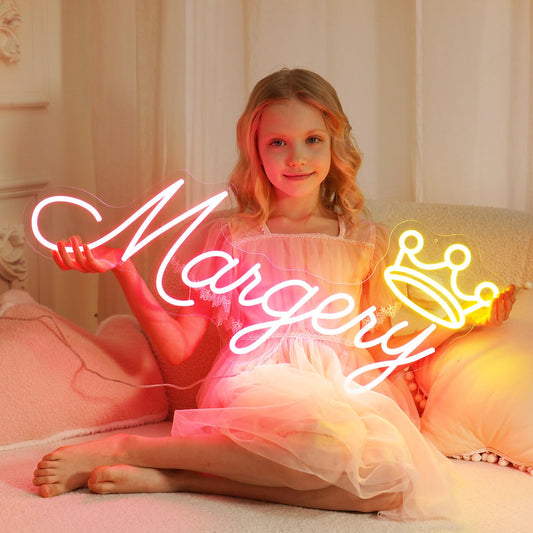 Decorative signage — customizable neon signs for wall and event decor