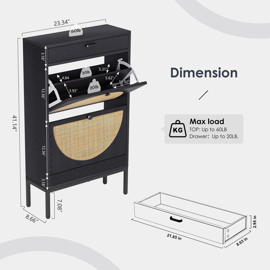 Yechen cabinet — shoe storage solution with ample space and modern design