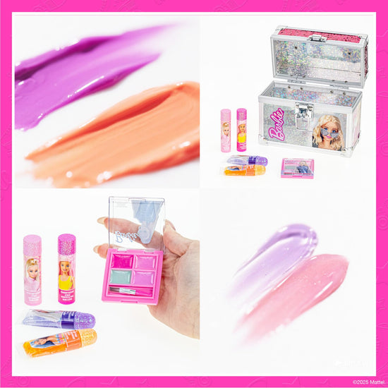 Make_up — Townley Girl beauty mini train case set with lip gloss and lip balm for girls