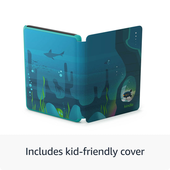 Amazon Kindle Kids — Ad-free books with glare-free display and cover included