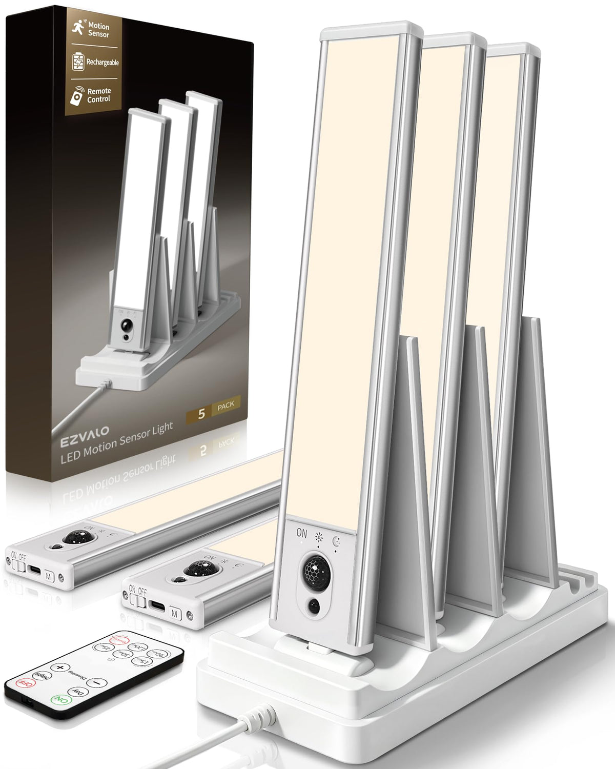 EZVALO under cabinet light fixture - 3 pack