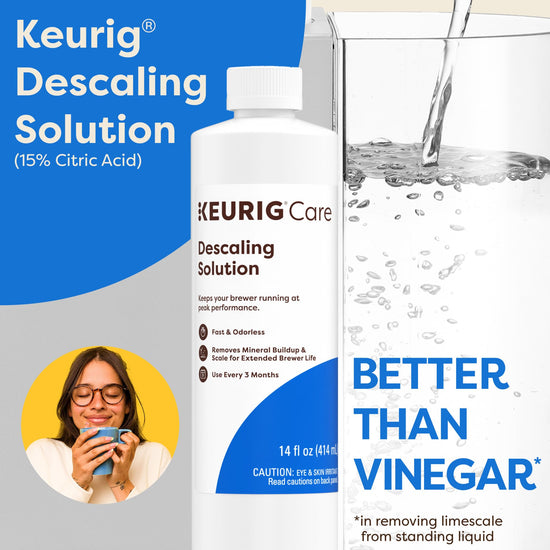Keurig coffee maker maintenance kit with descaling solution and water filter cartridges 7 count