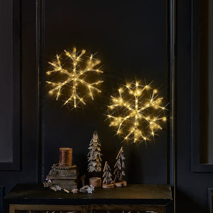 Lighted outdoor display — Fudios branch lights 18in