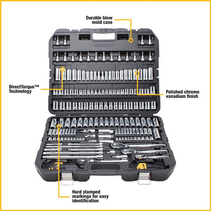 DEWALT wrench set — 192-piece mechanics tool set