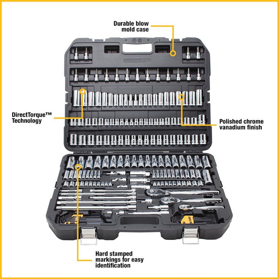 DEWALT wrench set — 192-piece mechanics tool set