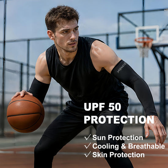 YQXCC arm sleeves — Cooling UV sun protection for sports activities