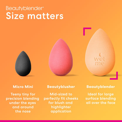 Beautyblender® cosmetic sponge — super-soft foam for streak free application