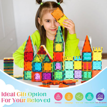 Toy building blocks — OugerToy magnetic tiles