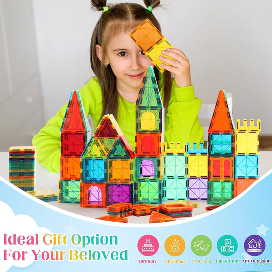 Toy building blocks — OugerToy magnetic tiles