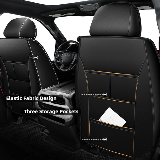 AOMSAZTO vehicle seat cover - Faux leather for Honda Ridgeline 2006-2026