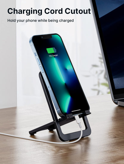 JSAUX portable electronic device stand — Foldable aluminum design for travel compatibility.