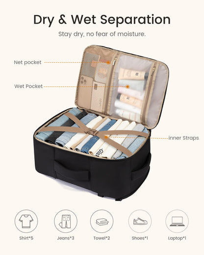 LOVEVOOK travel backpack - large airline approved carry on for personal items
