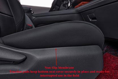 coverdream Sienna seat covers - Custom fit waterproof faux leather for 2021-2026 Toyota Sienna 7-seater