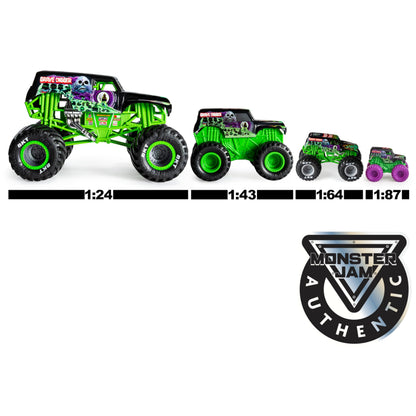 Toy vehicle set — Monster Jam mini mystery collectible trucks scale
