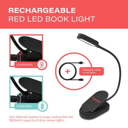 Hooga lamp — rechargeable LED with adjustable brightness levels and eye care design