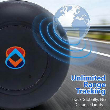 GPS Tracker for Vehicles, Cars, Motorcycles & Fleet - Real-Time Portable Magnetic Tracking Device, No Monthly Fee No Subscription, Global Coverage Location Tracker for Car Kids, Elderly, Pets & Assets