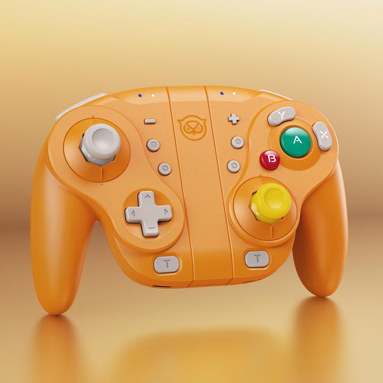Video game controller — NYXI Wizard Gamecube switch controller in yellow