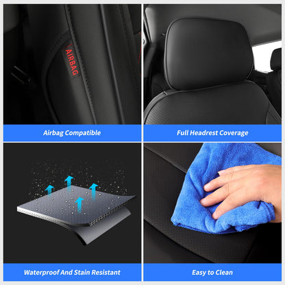Vehicle seat cover — Custom fit for Chevy Silverado and GMC Sierra CrewCab 2019-2026