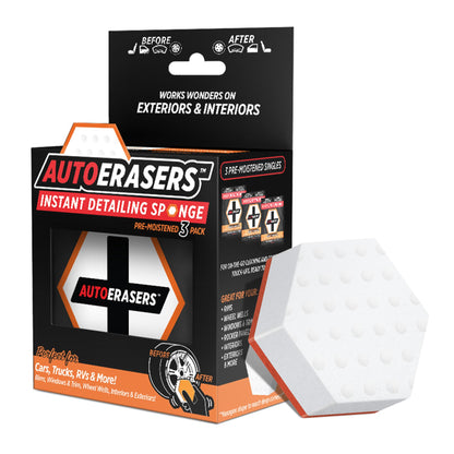 Utility sponge — Instant detailing car wash sponge with microfiber towel