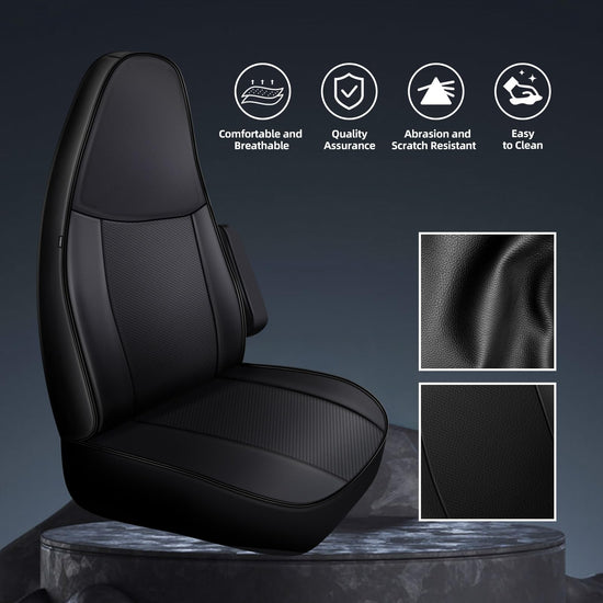AOMSAZTO car seat covers — waterproof and wear-resistant for Chevy Express van 2010-2025.