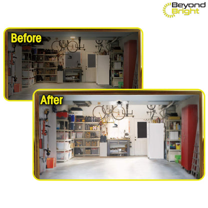 Ontel LED garage light — bright illumination and energy efficiency