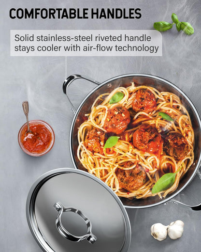 Cooks Standard stockpot with stainless steel lid