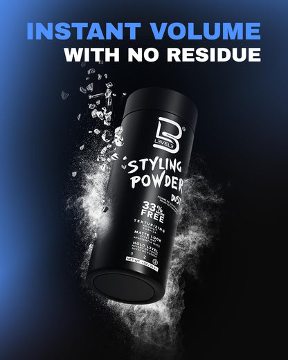 L3 Level 3 styling powder — natural look with no oily residue, 30 grams