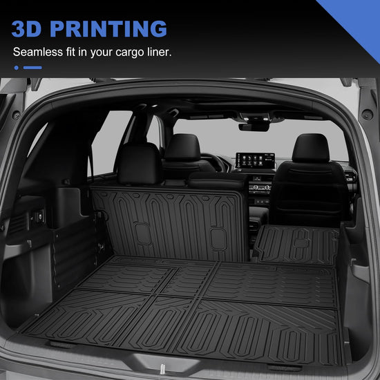 Vehicle mat — AOMSAZTO custom fit trunk mat for Honda Passport 2026 with backrest mat