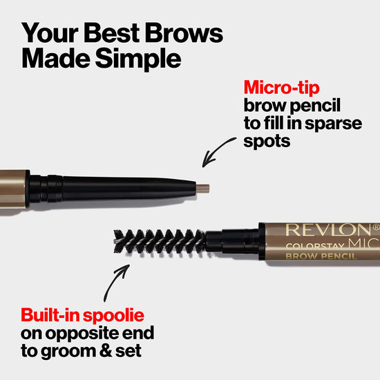 Revlon ColorStay eyebrow pencil — micro tip for precise application