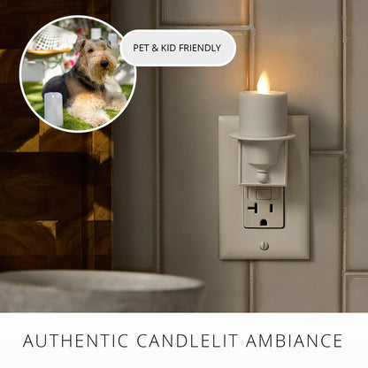 Luminara lamp — Flameless design with dusk to dawn auto sensor and real-flame effect technology