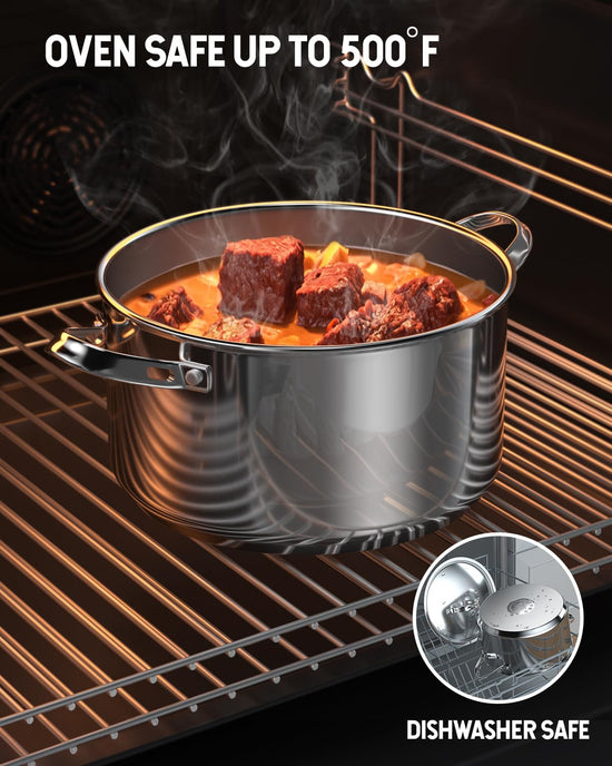 Cooks Standard stockpot with stainless steel lid