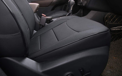 EKR Renegade car seat covers - custom fit waterproof leatherette in black
