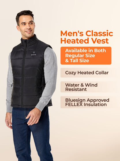 ORORO heated vest — lightweight and rechargeable