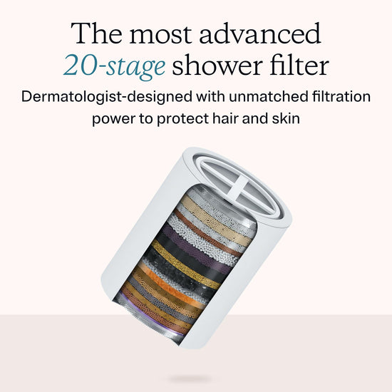 MDhair shower head — filtered for healthier hair and skin