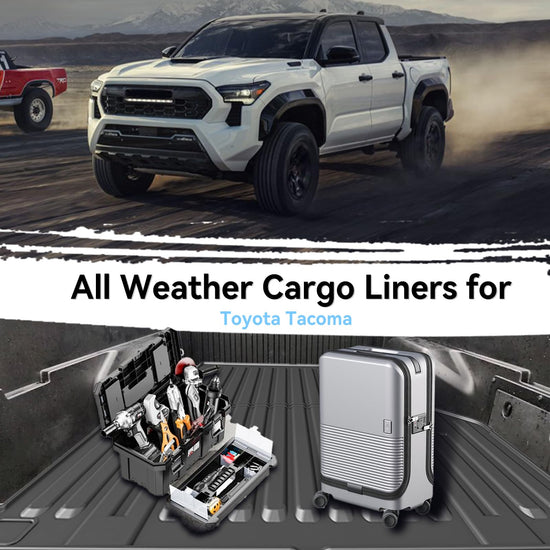 Tacoma 5FT truck bed mat — AOMSAZTO custom fit rubber liner for 2005-2023 Tacoma