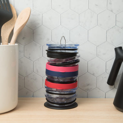 ITEM_CONTAINER — Slim vertical organizer for Stanley and Yeti cap lids