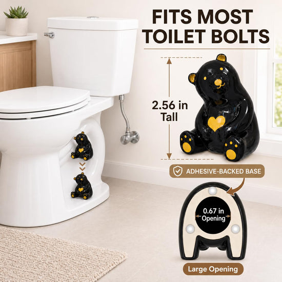 Toilet bolt caps — ceramic birds and universal covers included 2 packs and 4 packs
