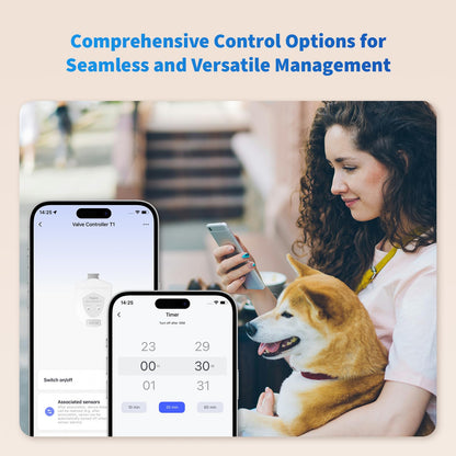 Aqara smart valve controller — Matter over bridge with app remote control