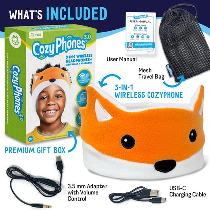 CozyPhones headphones with wireless design